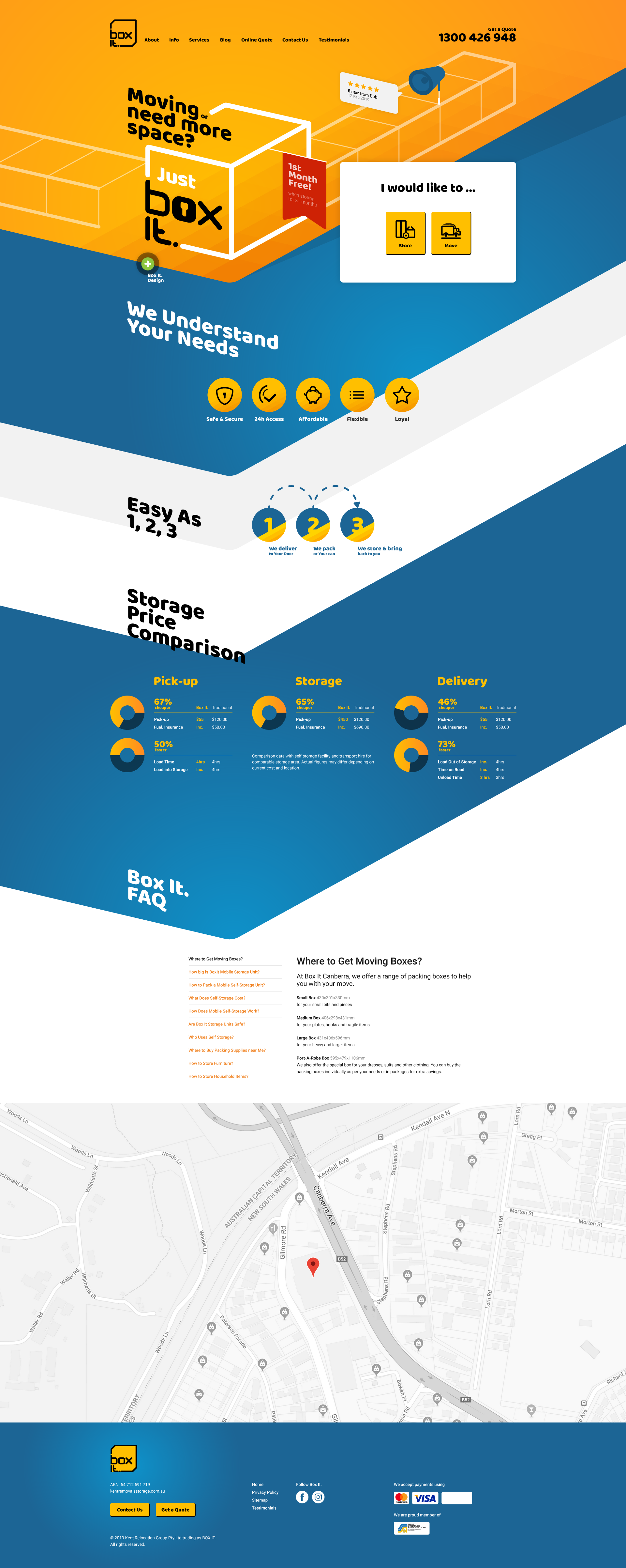 boxit website design