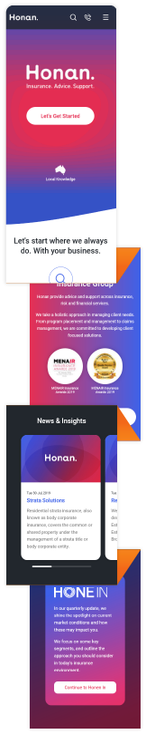honan website design